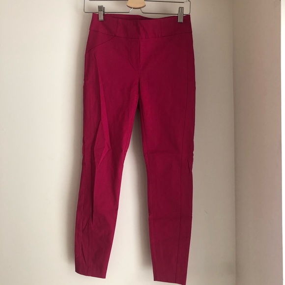 Reitmans | Fuchsia Skinny Stretch Trousers - Picture 2 of 7